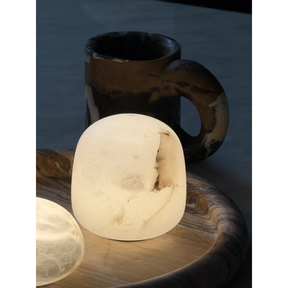 Alabaster Stone Cordless Table Lamp