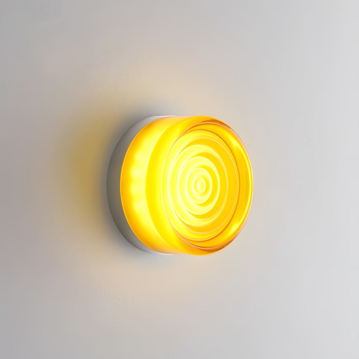 Round Coloured Wall Light