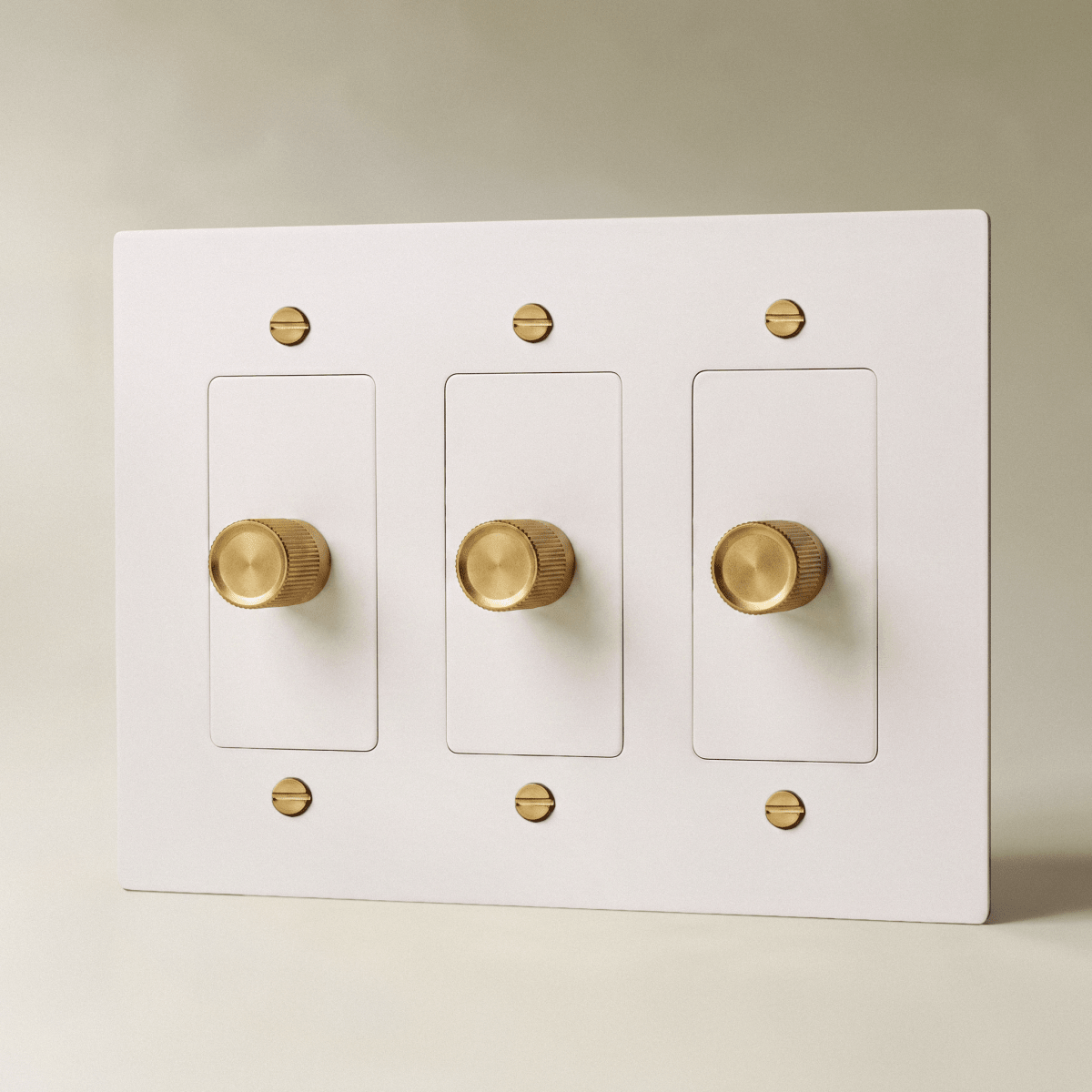 Norvessa Vintage Brass Rotary Dimmer Switch