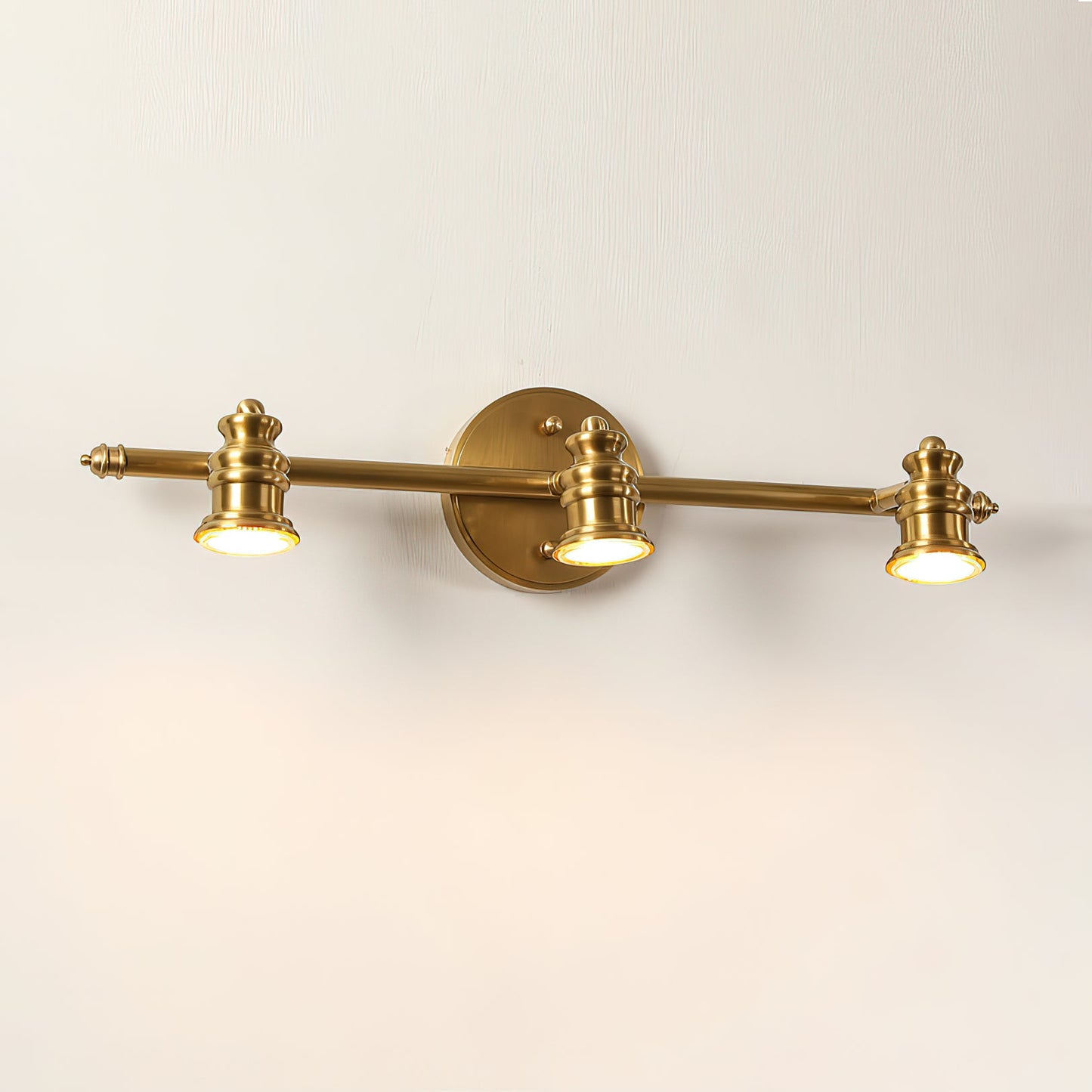 Brass Linear Spotlight Wall Light