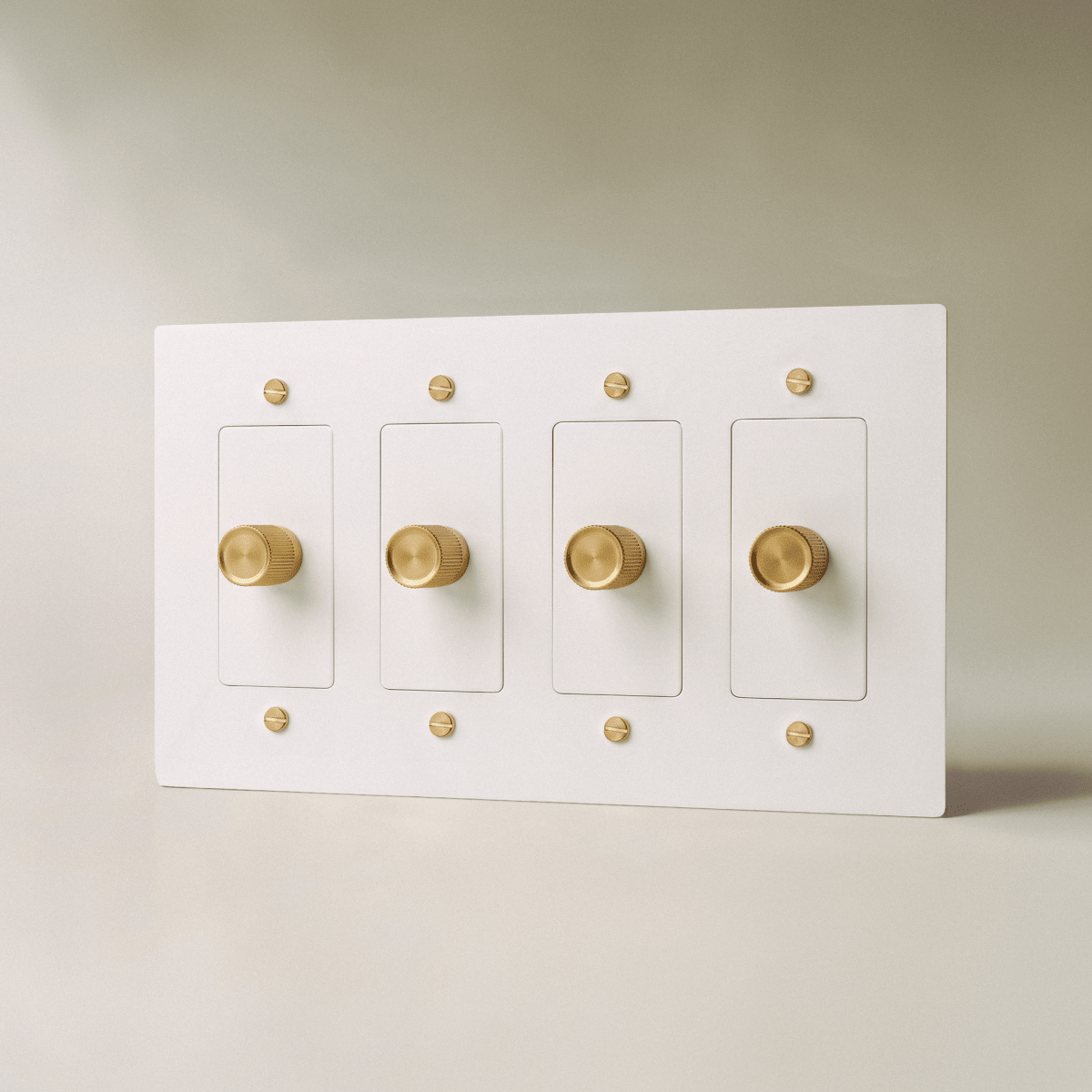 Norvessa Vintage Brass Rotary Dimmer Switch