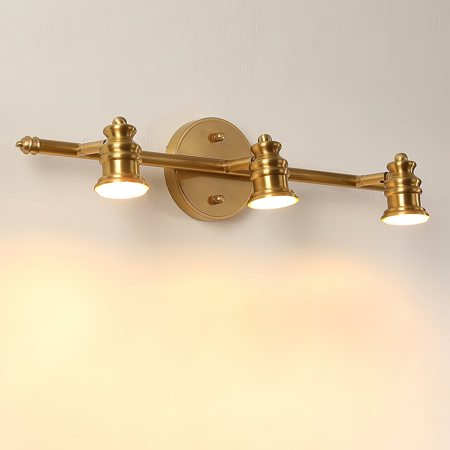 Brass Linear Spotlight Wall Light