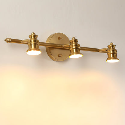 Brass Linear Spotlight Wall Light