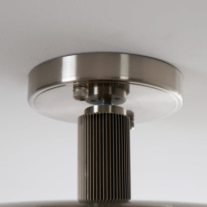 Wide Disc Flush Ceiling Light