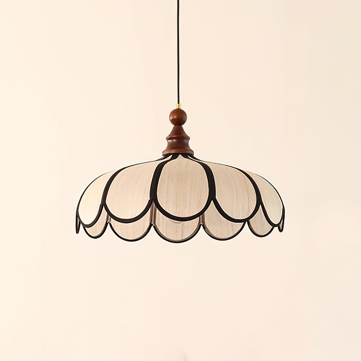Scalloped Petal Pendant Light