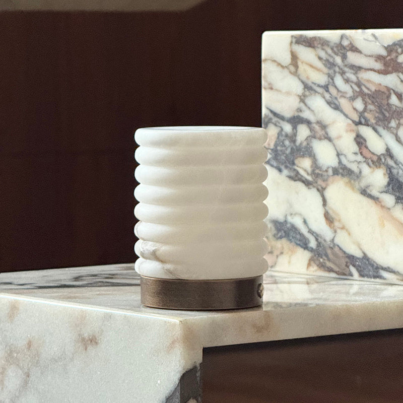 Alabaster Stone Cordless Table Lamp