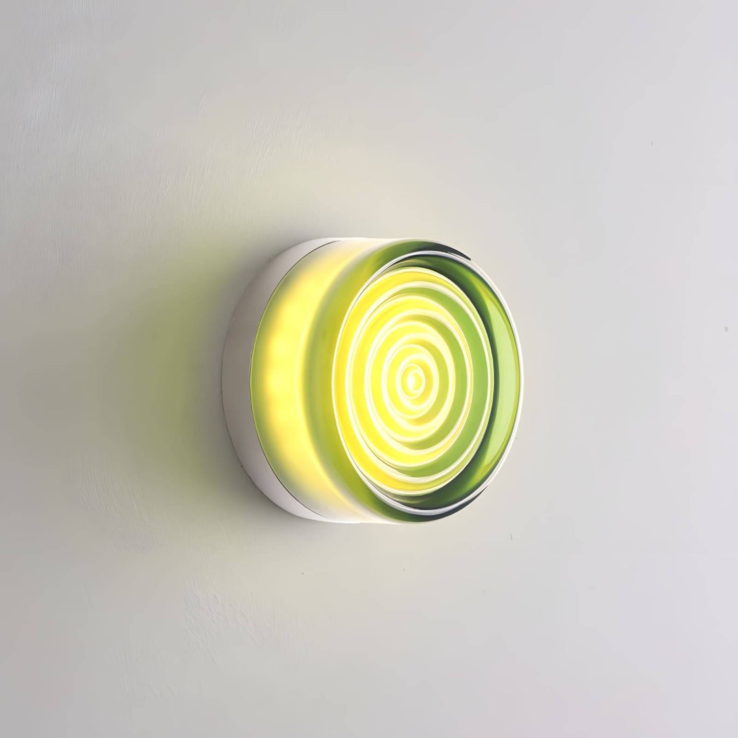 Round Coloured Wall Light