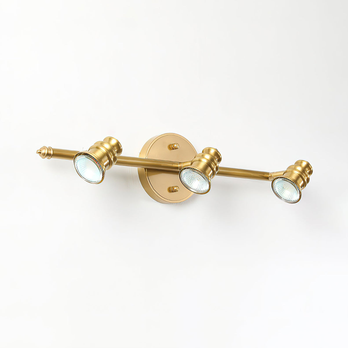 Brass Linear Spotlight Wall Light