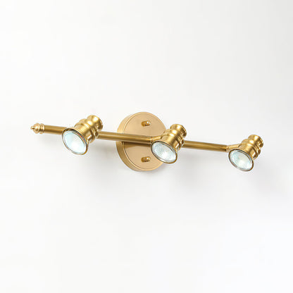 Brass Linear Spotlight Wall Light