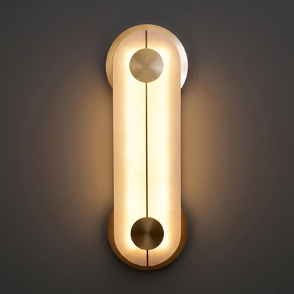 Sculptural Alabaster Wall Light