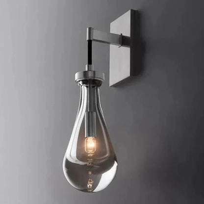 Teardrop Glass Wall Light