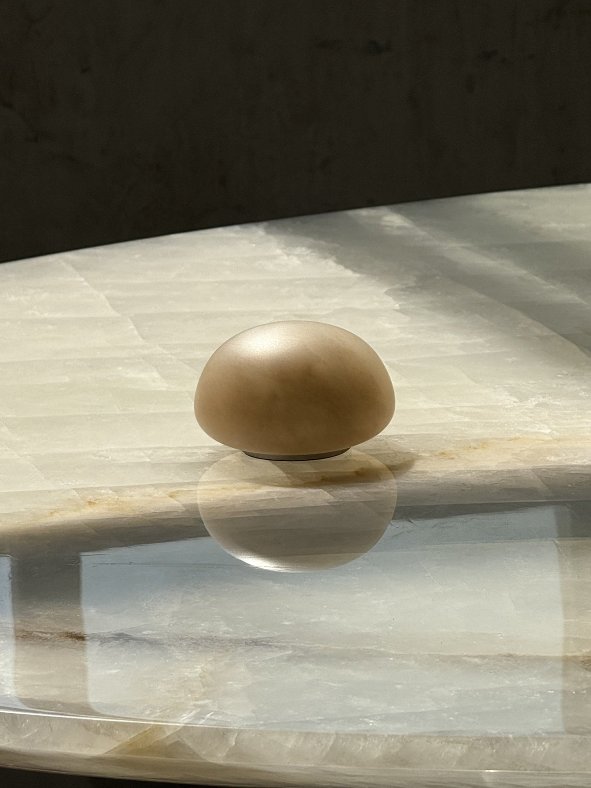 Alabaster Stone Cordless Table Lamp