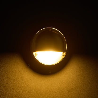 Compact Brass Wall Sconce