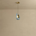 Peacock Feather Glass Chandelier