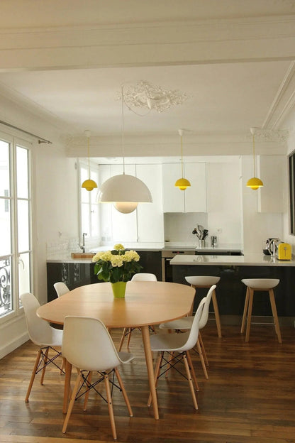 Twin Dome Metal Pendant Light
