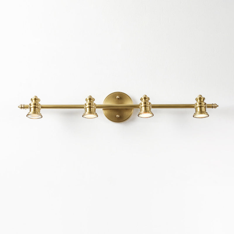 Brass Linear Spotlight Wall Light