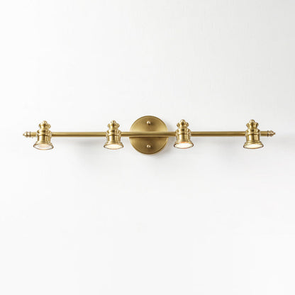 Brass Linear Spotlight Wall Light