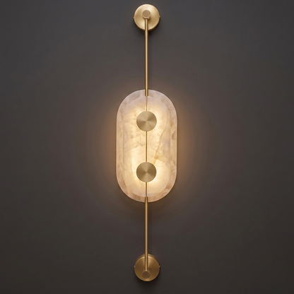 Sculptural Alabaster Wall Light