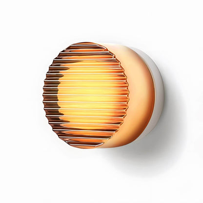 Round Coloured Wall Light