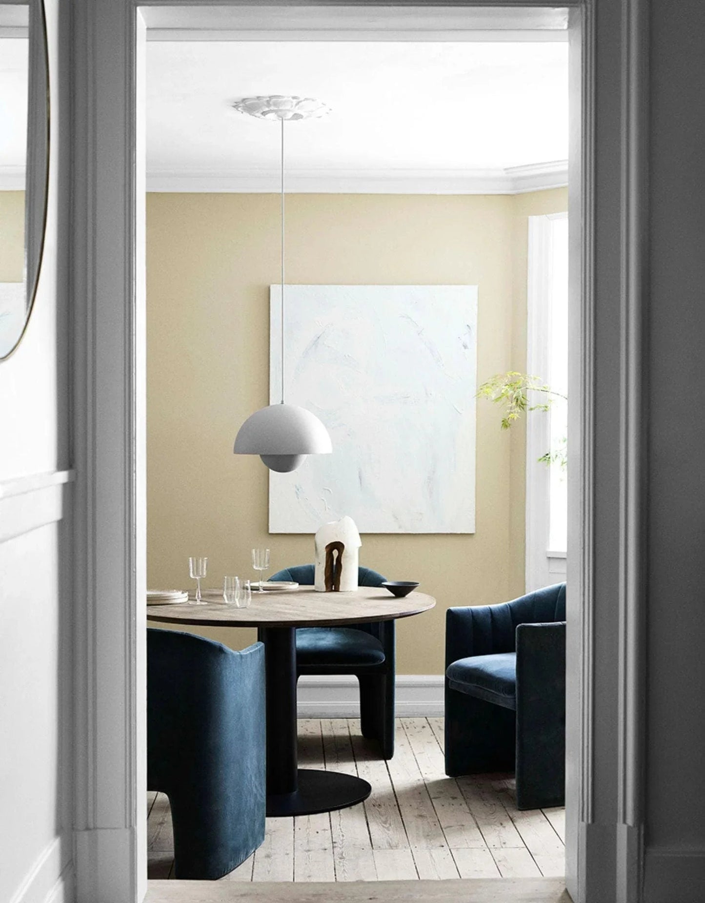 Twin Dome Metal Pendant Light