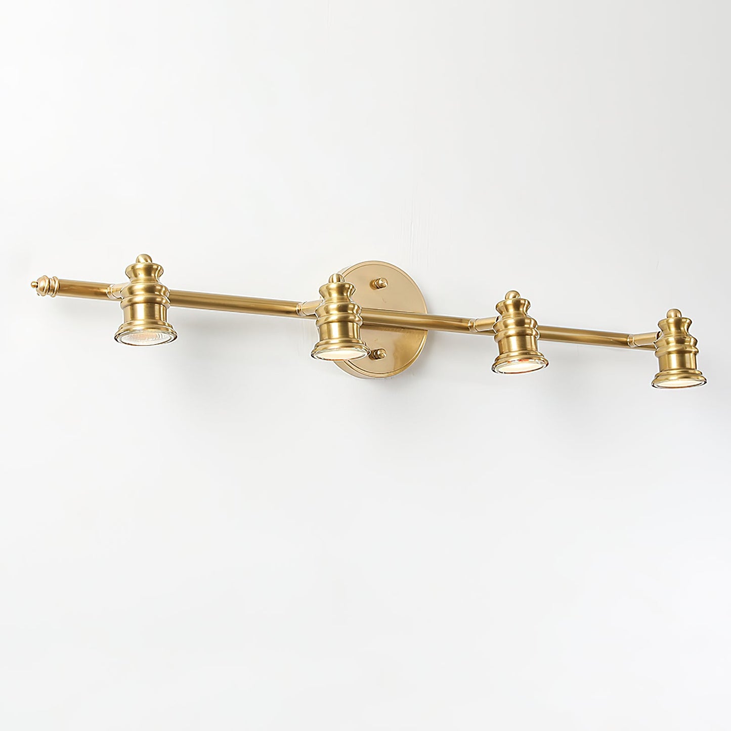 Brass Linear Spotlight Wall Light