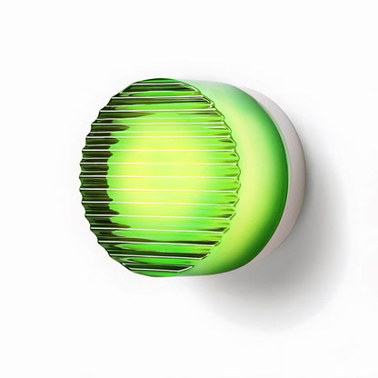 Round Coloured Wall Light