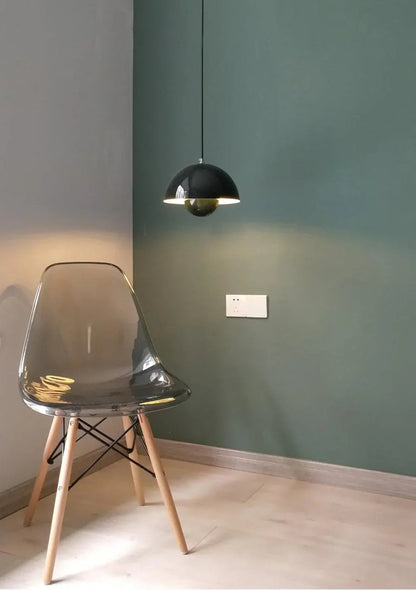 Twin Dome Metal Pendant Light