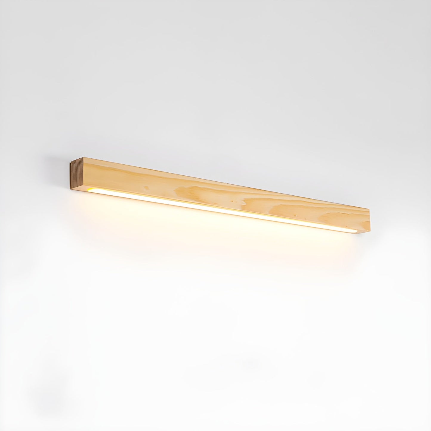 Slim Wood Linear Wall Light