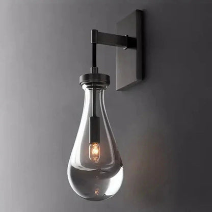 Teardrop Glass Wall Light