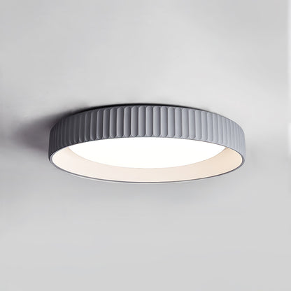 Fluted Resin Disc Ceiling Light