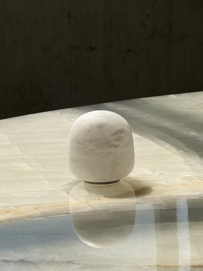 Alabaster Stone Cordless Table Lamp