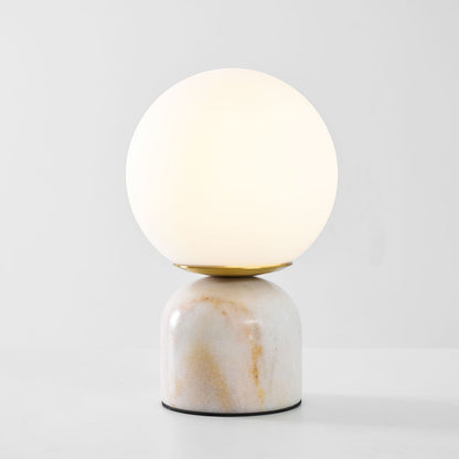 Marble Dome Globe Table Lamp