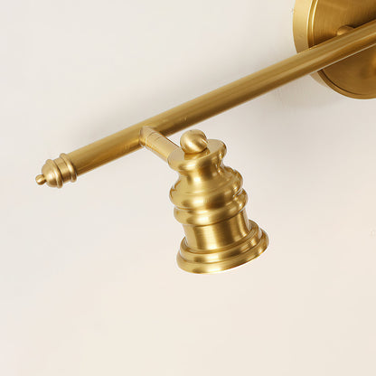 Brass Linear Spotlight Wall Light