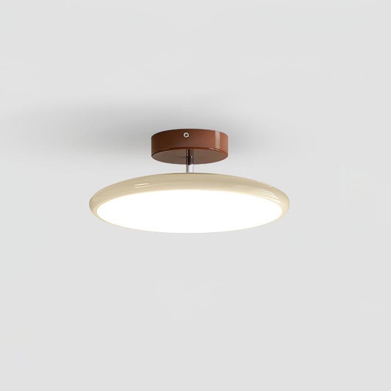 Round Wood Swivel Ceiling Light