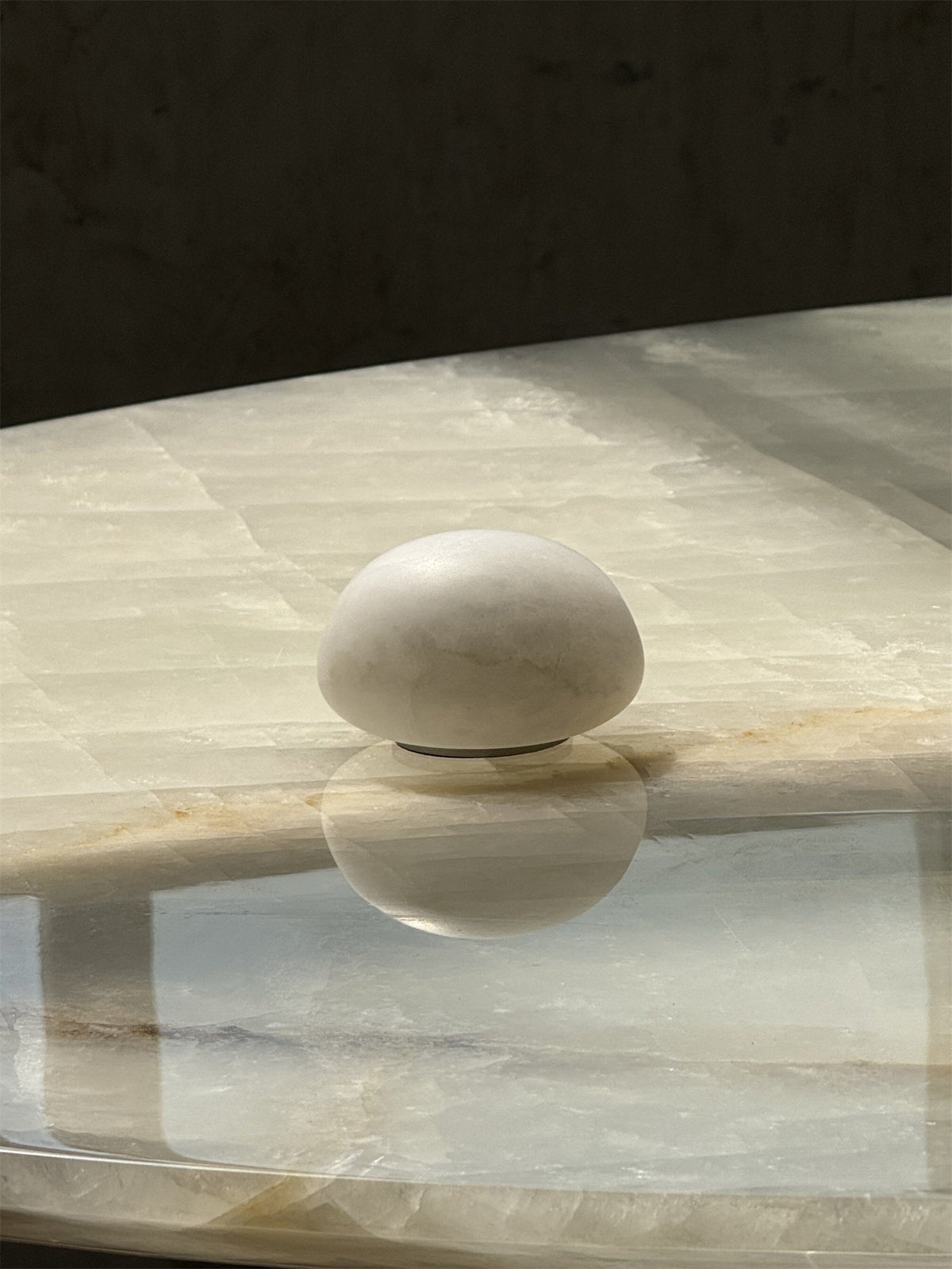 Alabaster Stone Cordless Table Lamp
