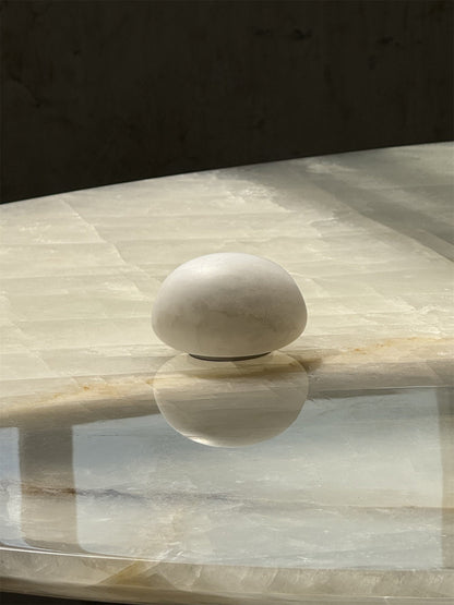Alabaster Stone Cordless Table Lamp