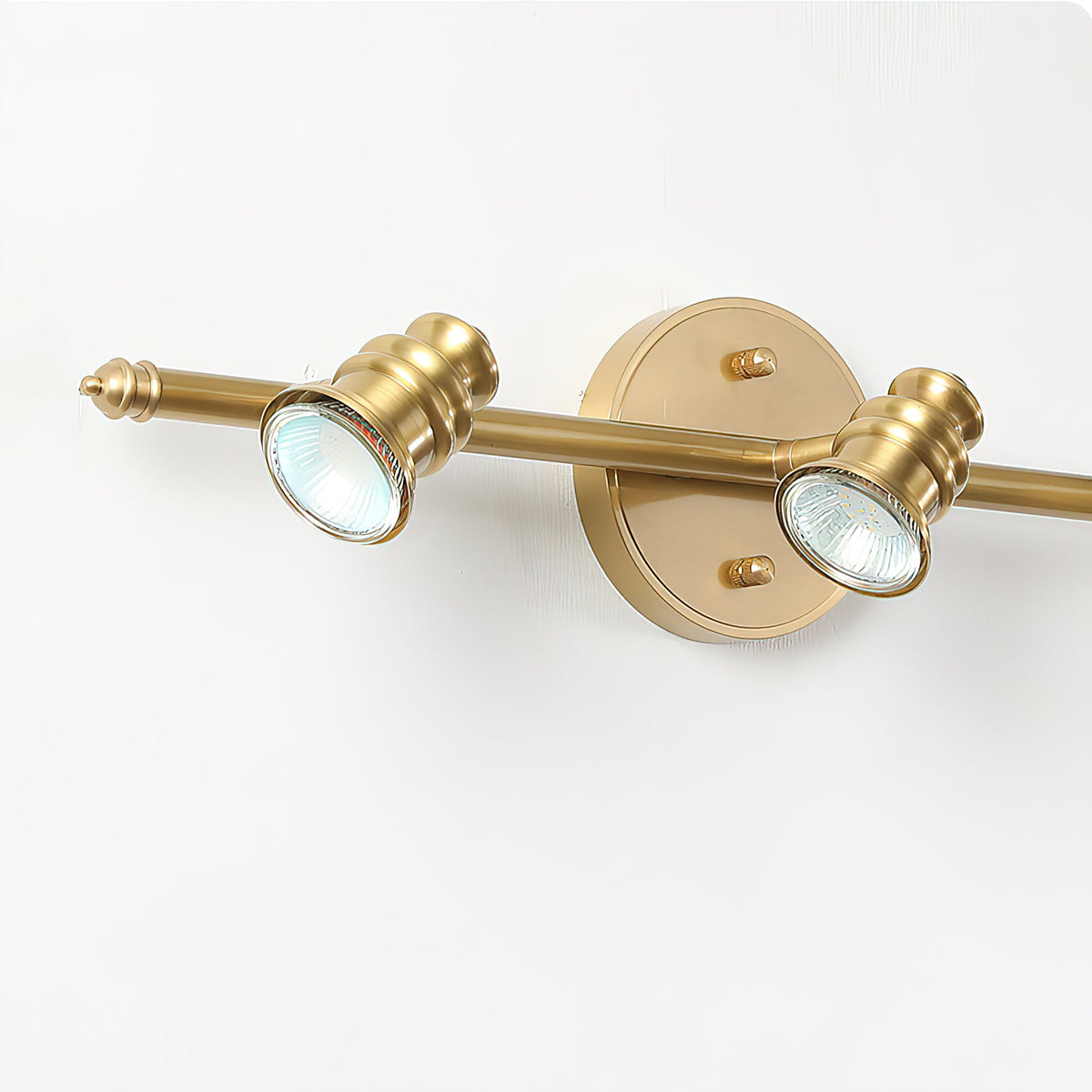Brass Linear Spotlight Wall Light