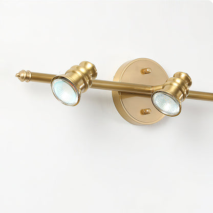 Brass Linear Spotlight Wall Light