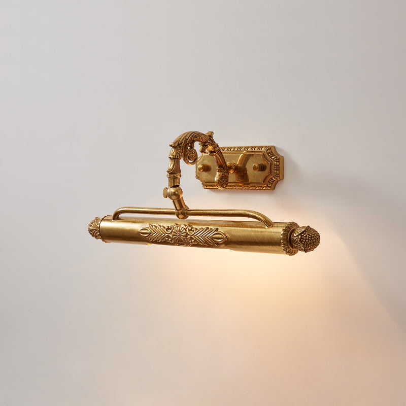 Ornate Brass Picture Wall Light