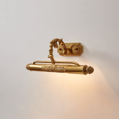Ornate Brass Picture Wall Light
