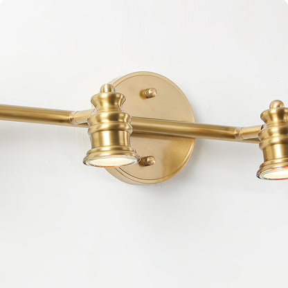 Brass Linear Spotlight Wall Light