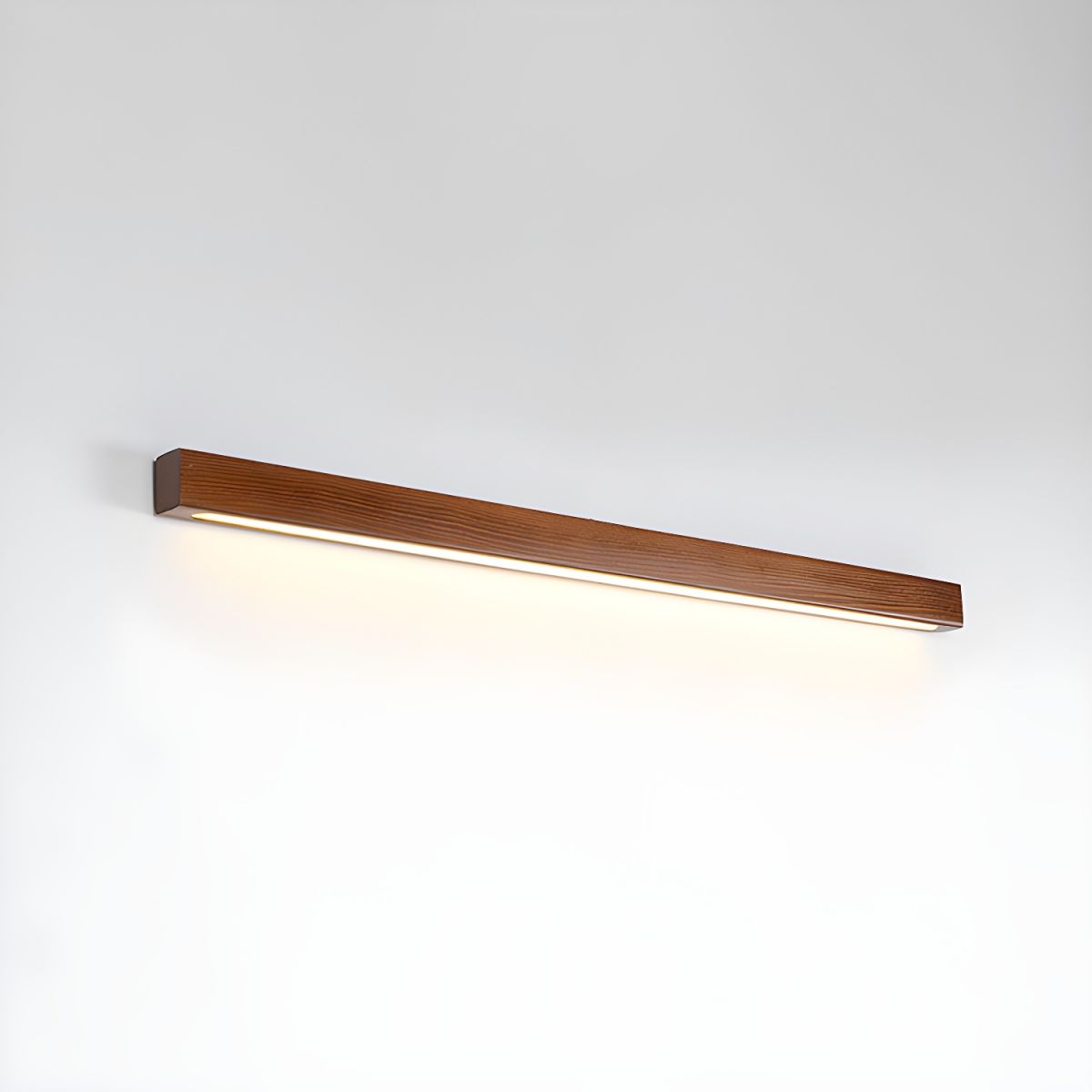 Slim Wood Linear Wall Light