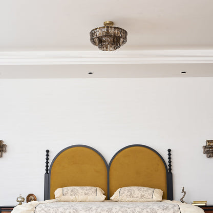 Tiered Ice Glass Ceiling Light