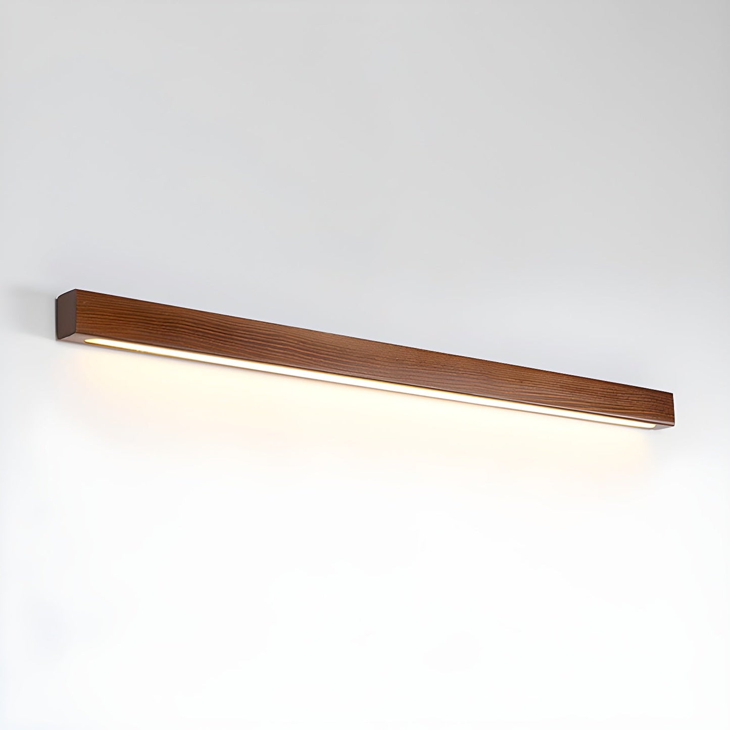 Slim Wood Linear Wall Light