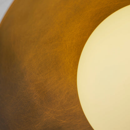 Brass Dome Semi-Flush Ceiling Light