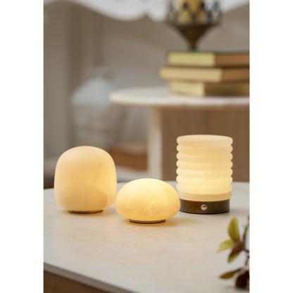 Alabaster Stone Cordless Table Lamp
