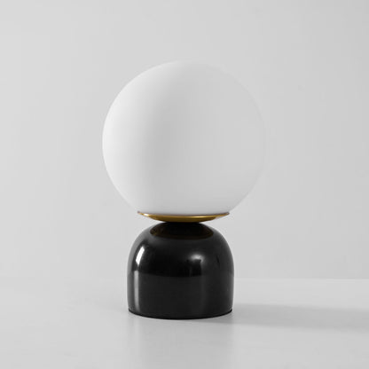 Marble Dome Globe Table Lamp