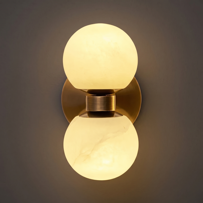 Sculptural Alabaster Wall Light