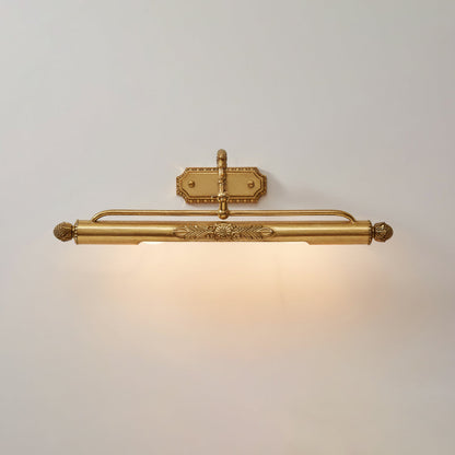 Ornate Brass Picture Wall Light