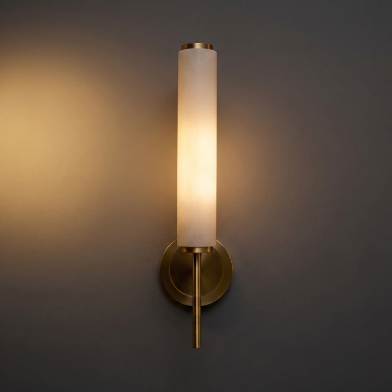 Sculptural Alabaster Wall Light